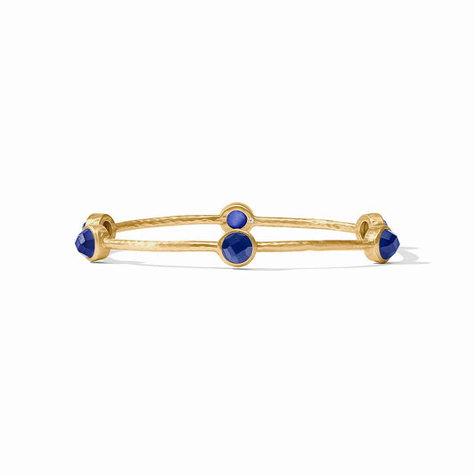 Milano Luxe Bangle Iridescent Sapphire Blue Julie Vos