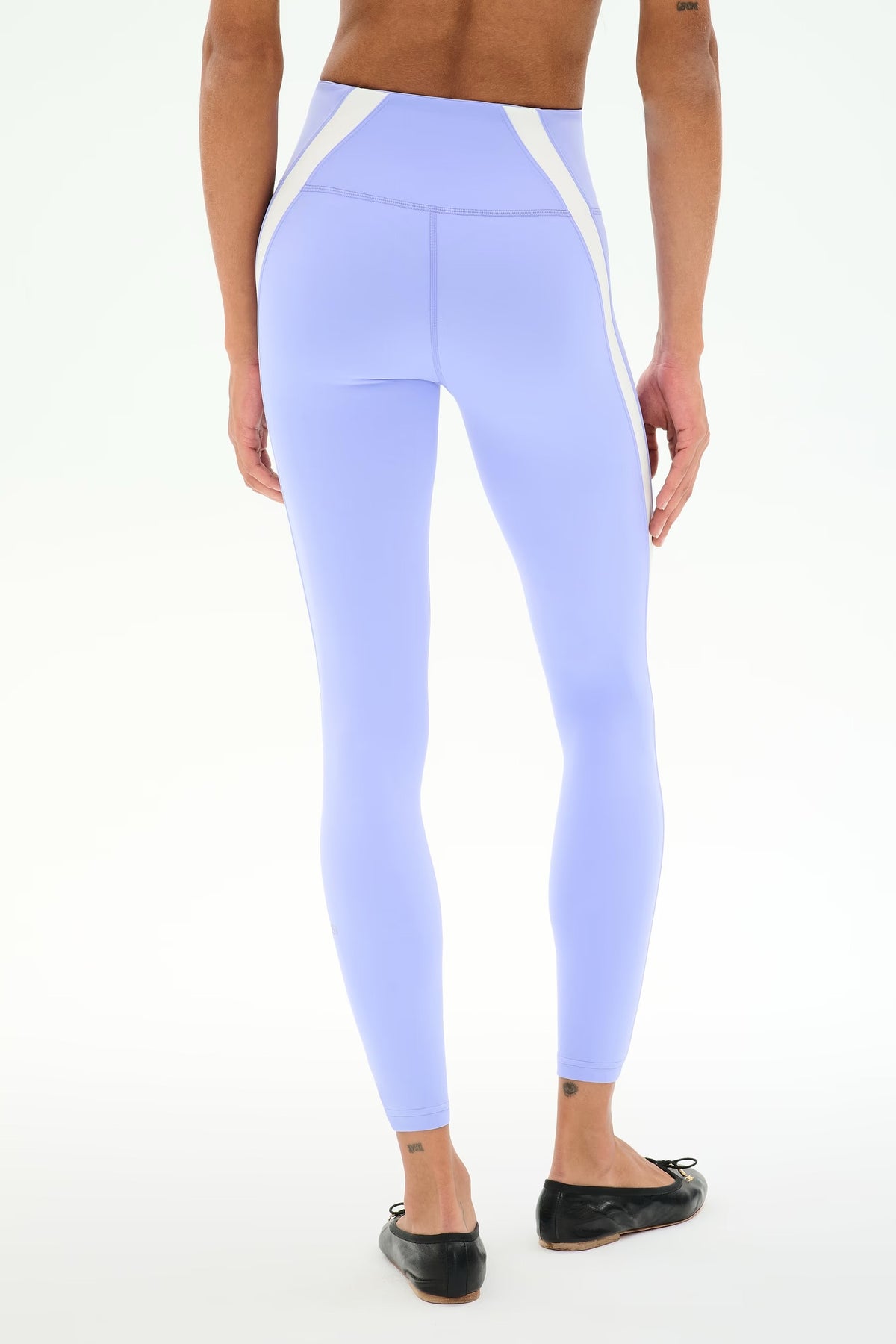 Miles High Waist Rigor 7/8 Purple Haze/White