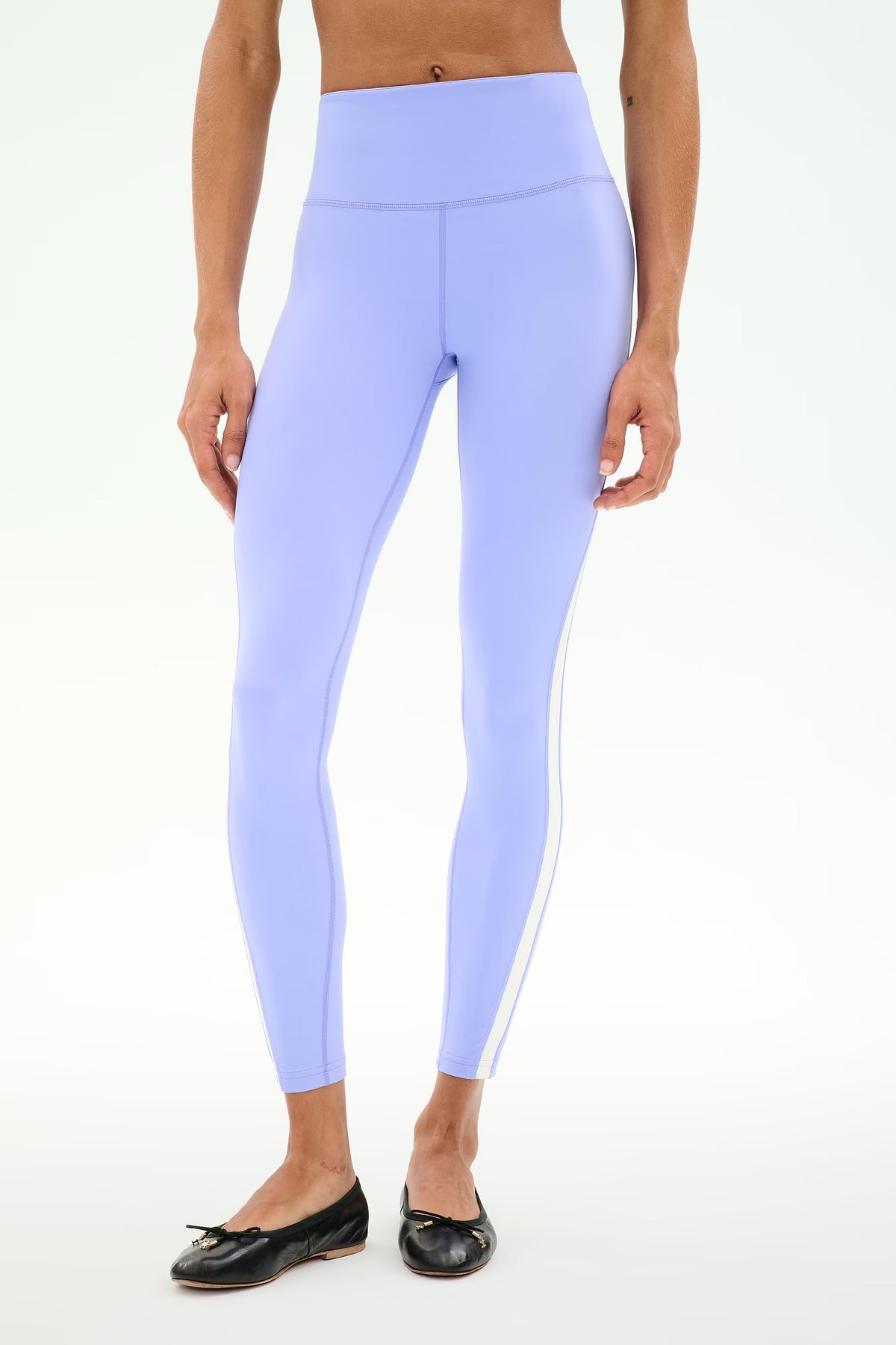 Miles High Waist Rigor 7/8 Purple Haze/White