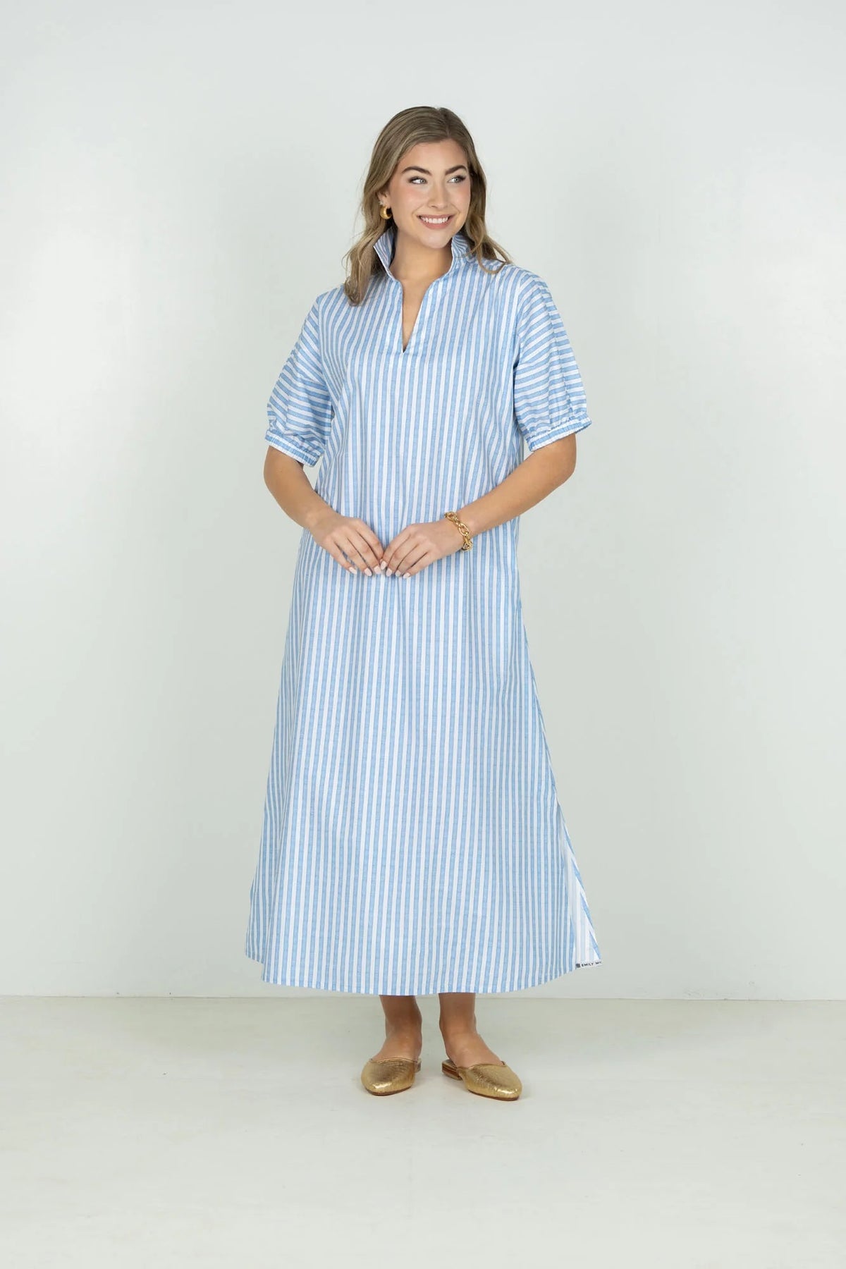 POPPY MAXI French Blue Stripe