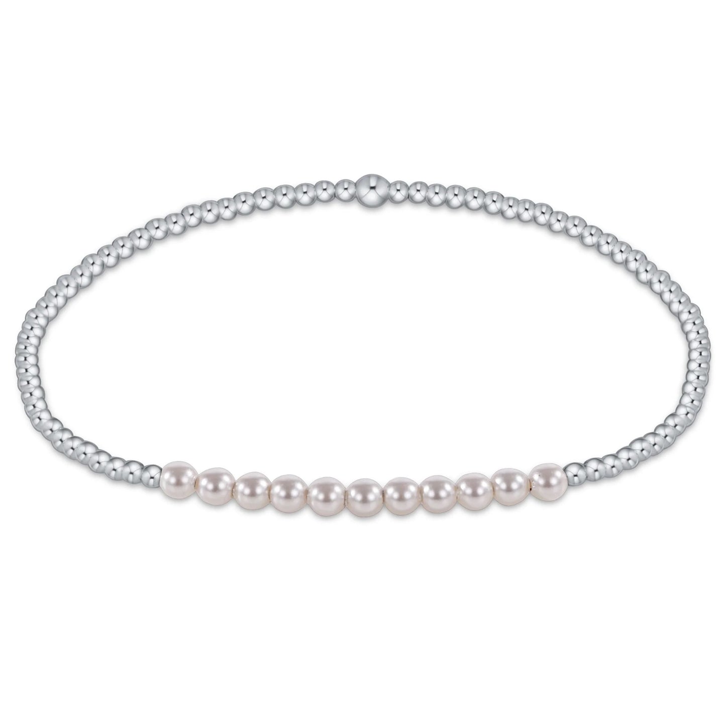 bliss pearl 3mm sterling bracelet