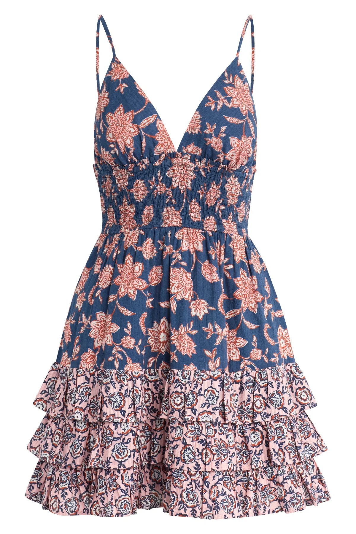Lorena Dress Blue Iris