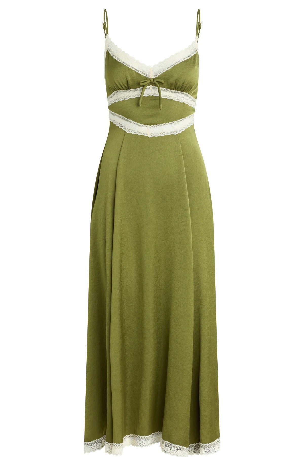 Hillary Dress Silky Green