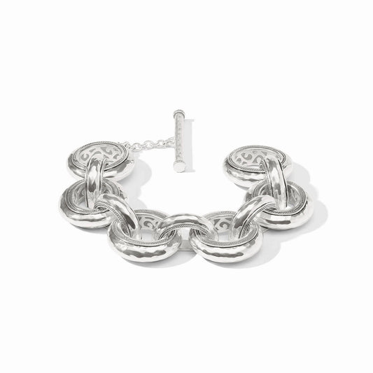 Cannes Link Bracelet - Silver