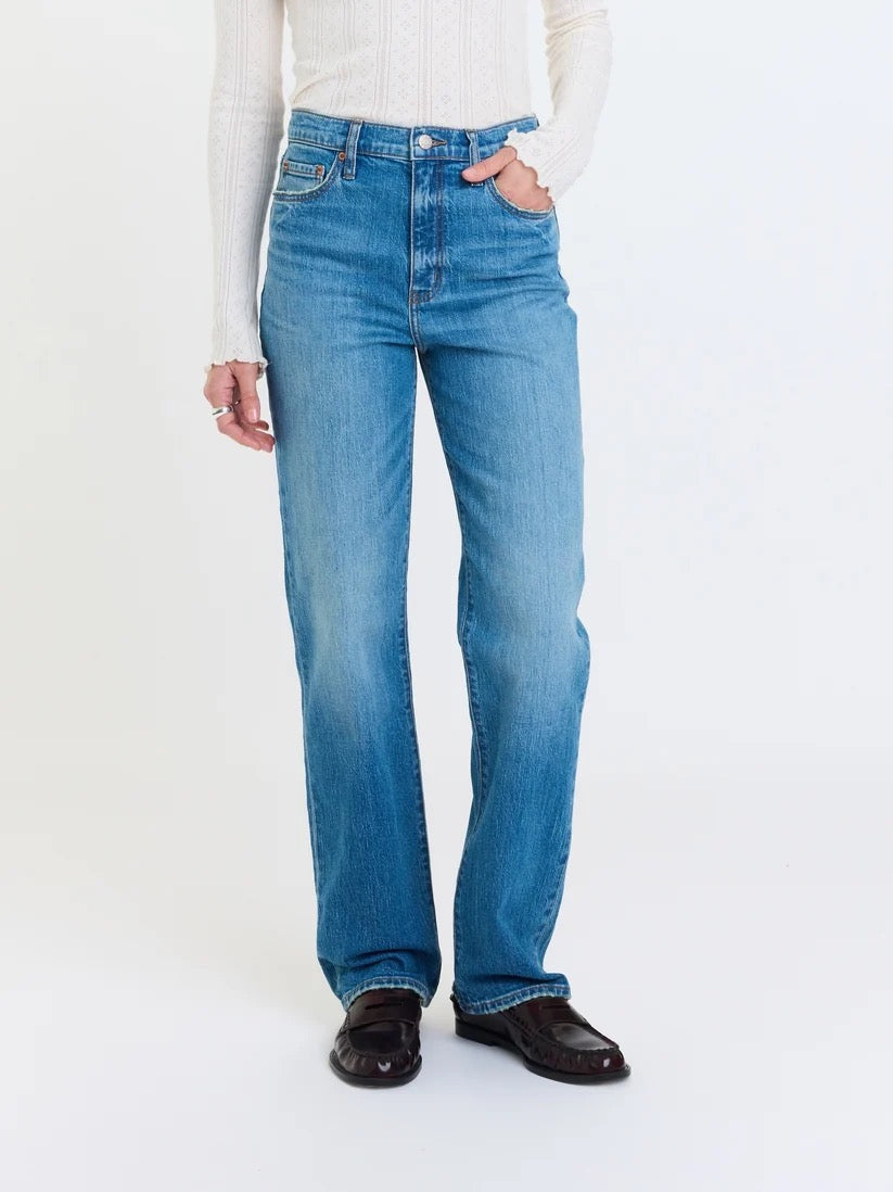 SUNDAZE HIGH RISE VINTAGE STRAIGHT IN CLOUDLINE daze