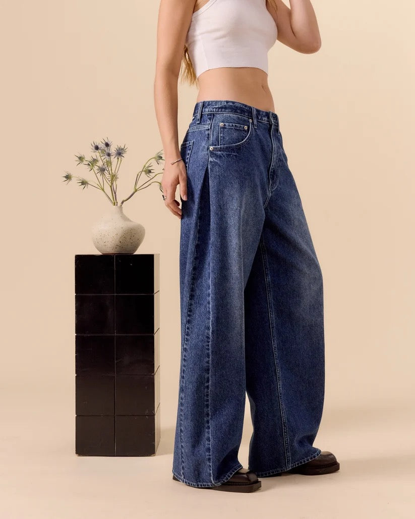 HERO HIGH RISE PLEATED BAGGY PANT - DREAMLAND Daze