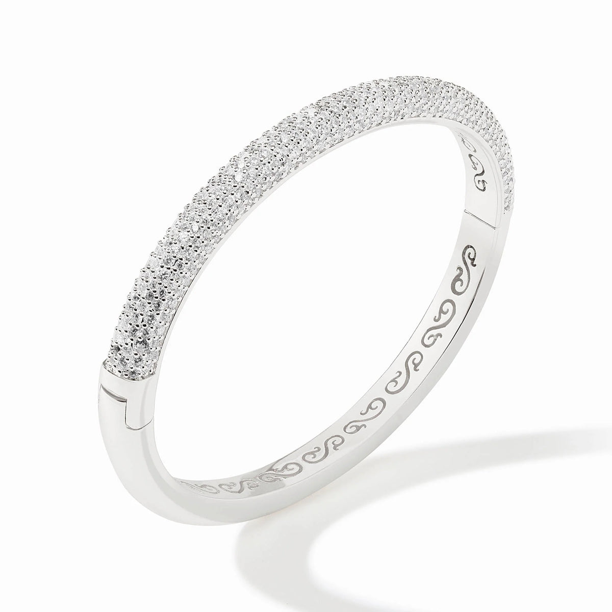 Stardust Hinge Bangle Silver Julie Vos