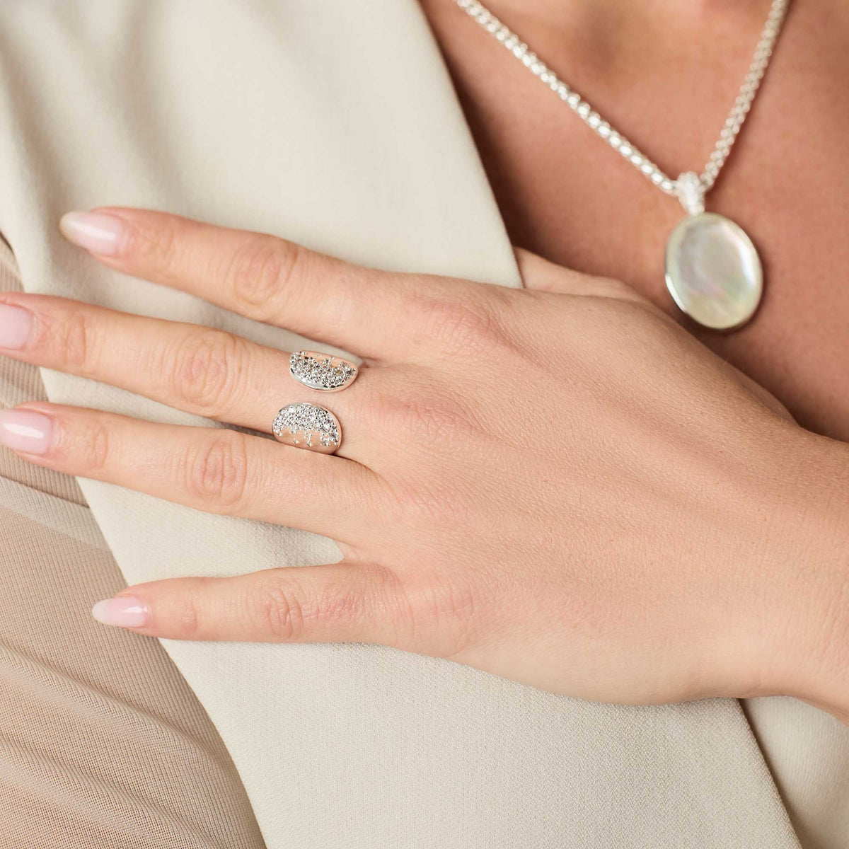Stardust Ring Siler 8/9 Julie Vos