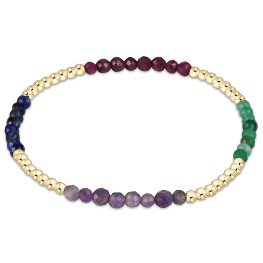 blissful pattern 2.5mm bead bracelet - hot mess fw25