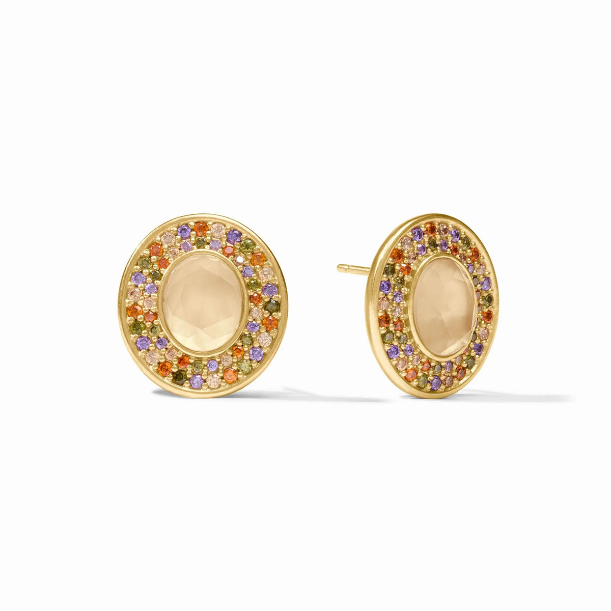 Stardust Stud Iridescent Champagne Julie Vos