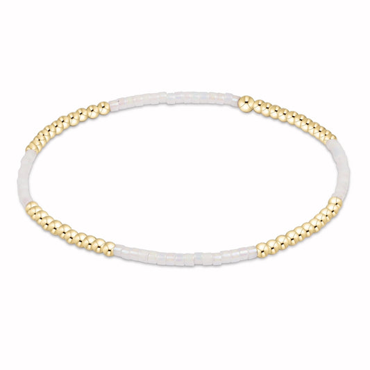 hope blissful bracelet - silky white