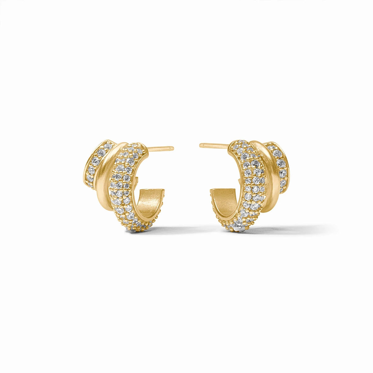 Stardust Triple Hoop Gold Julie Vos