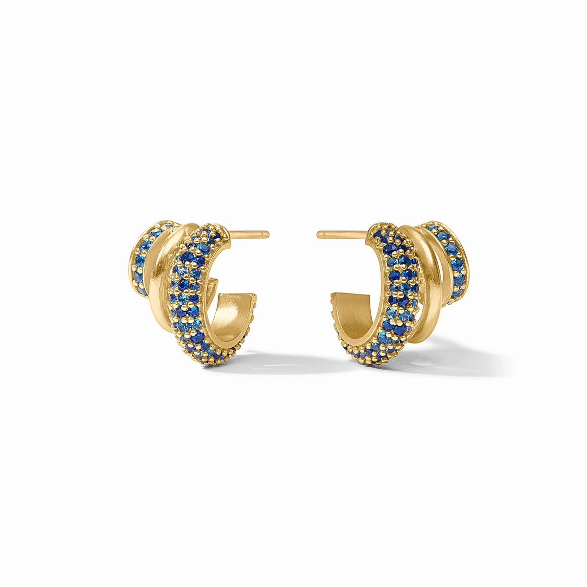 Stardust Triple Hoop Gold Julie Vos