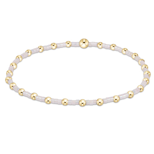 hope sincerity bracelet - silky white