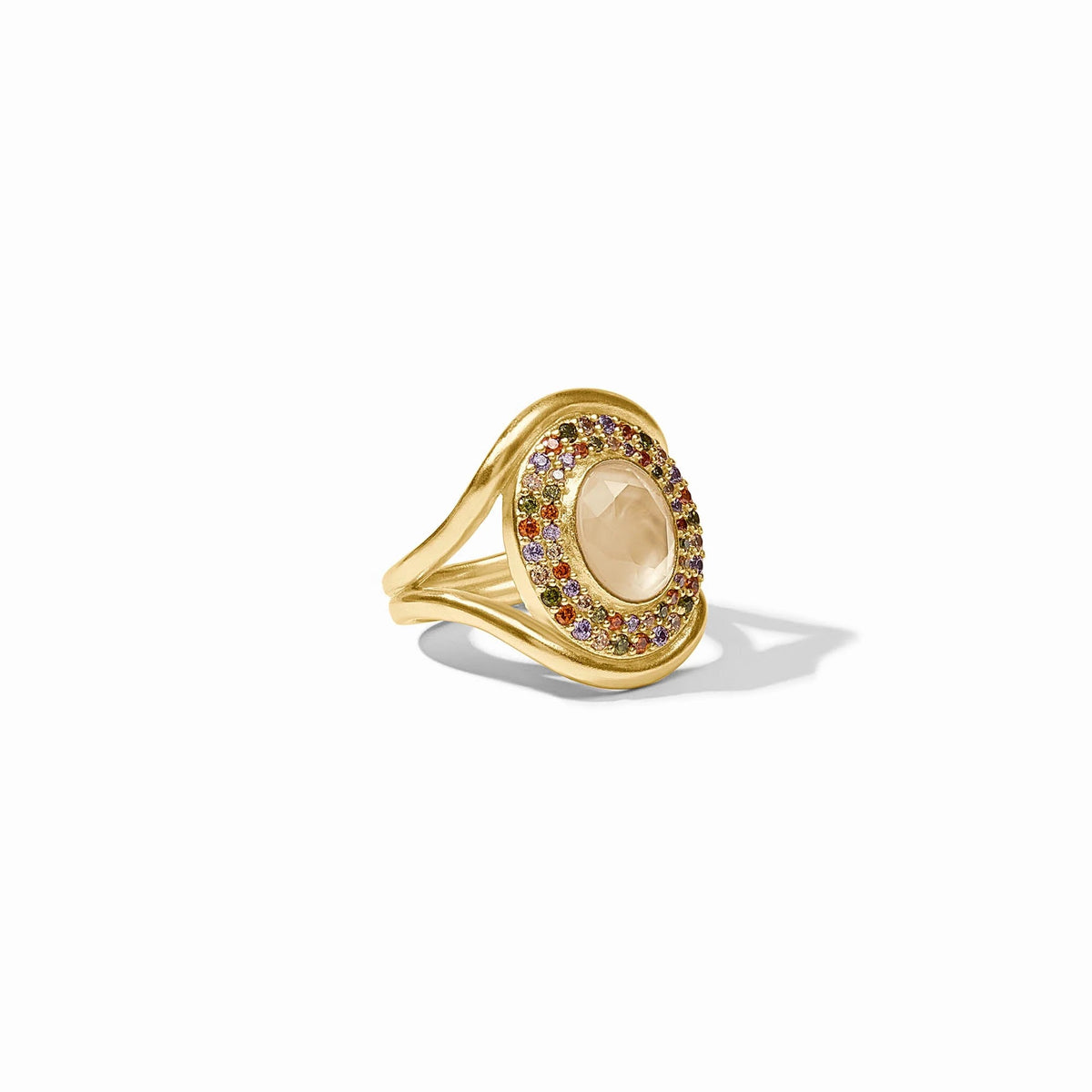 Stardust Statement Ring Gold Julie Vos