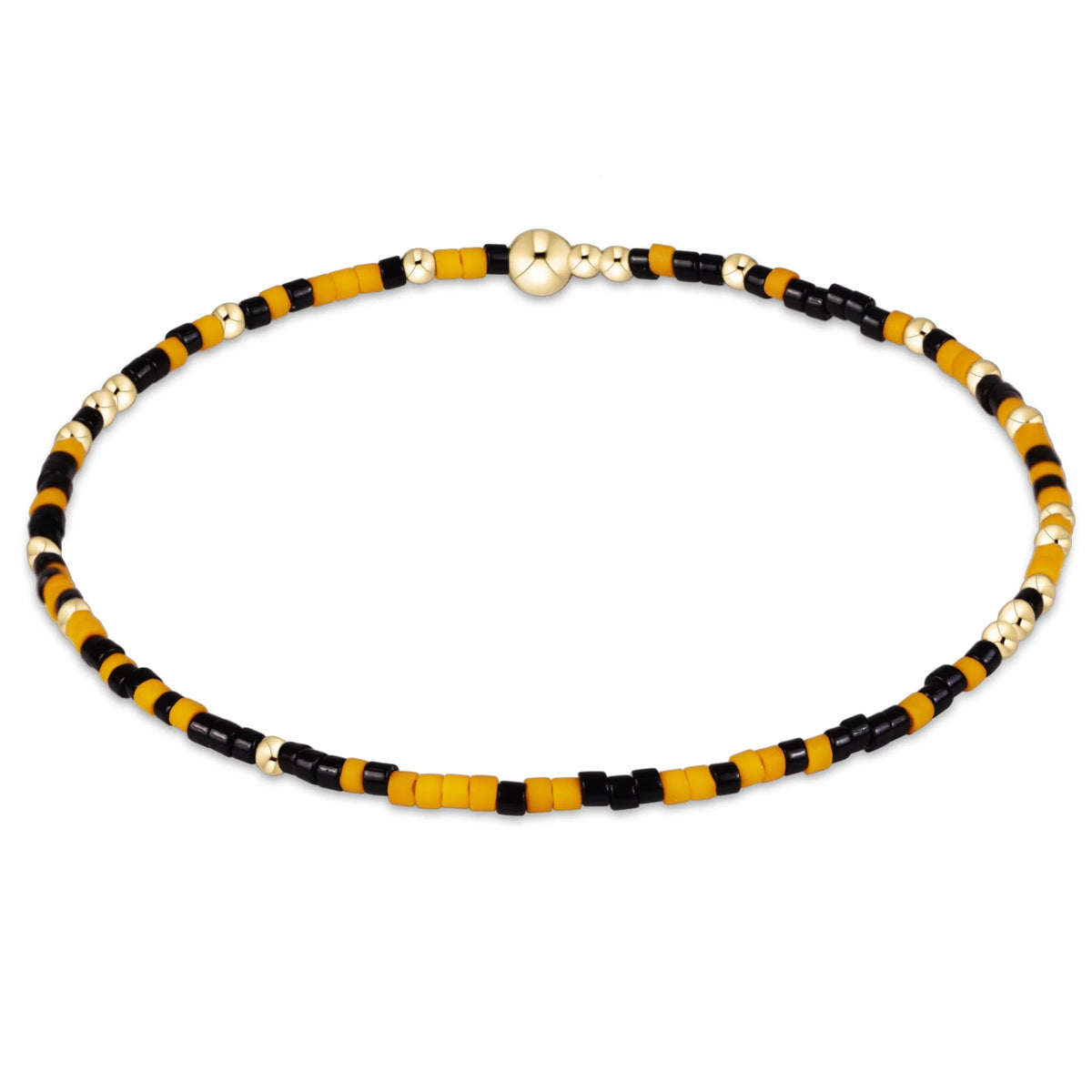gameday hope unwritten bracelet - golden yellow-black Extends