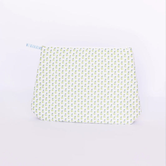 Large Abide Floral Cosmetic Bag