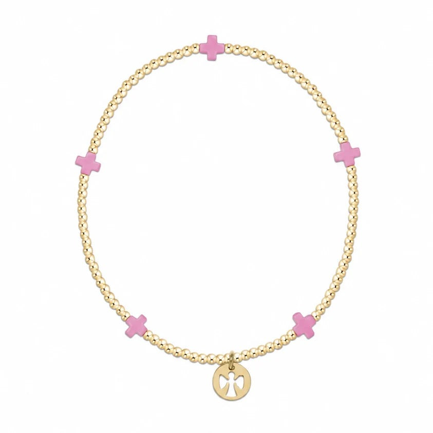 egives to camp kesem signature cross bracelet egirl
