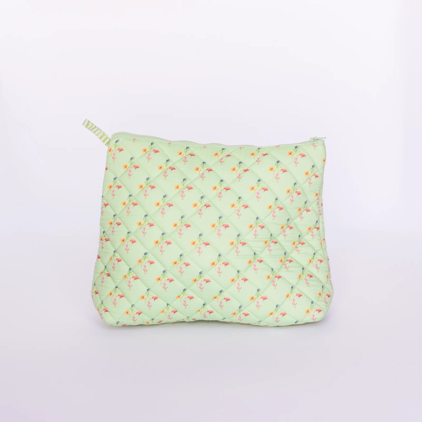 Large Green Multi Cosmetic Bag