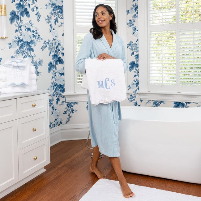 Weezie Scallop Bath Towels