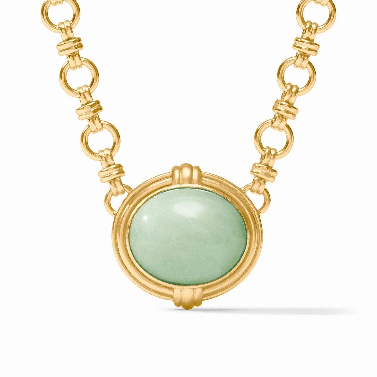 Portofino Demi Necklace-Aqua Jade