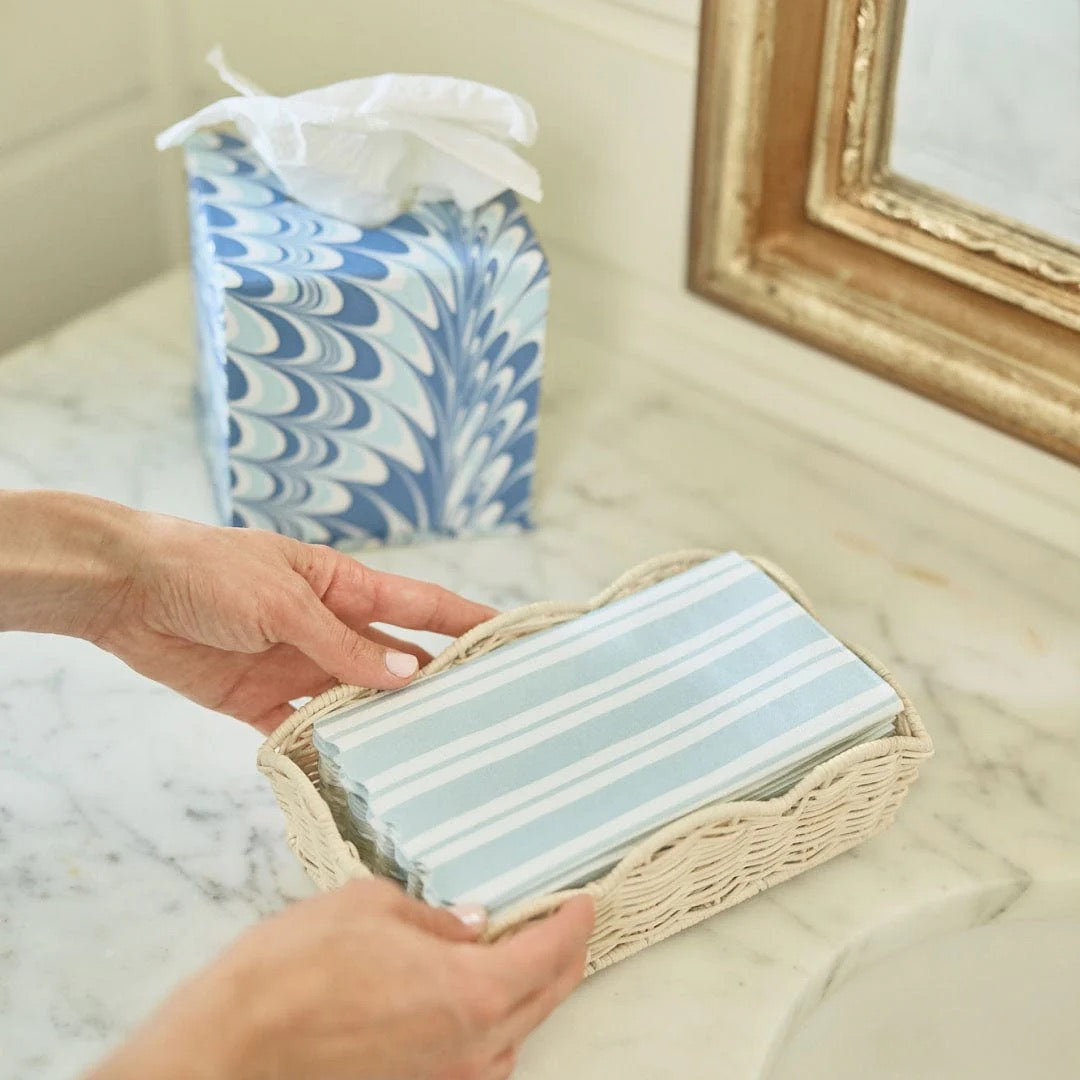 Rattan Paper Guest Towel Tray- weezie