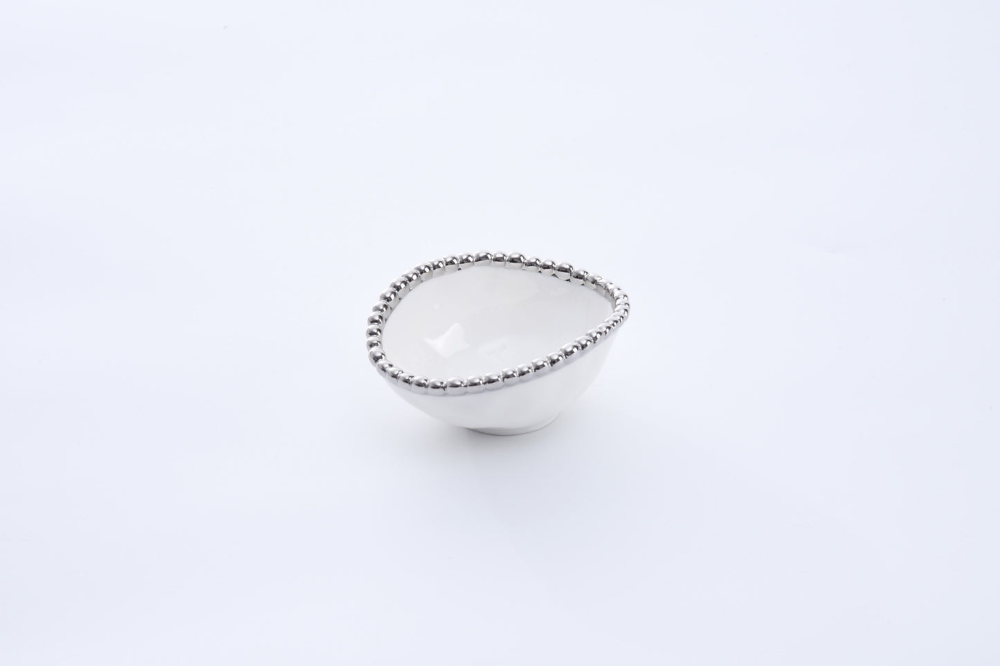 Oval Condiment Bowl silver