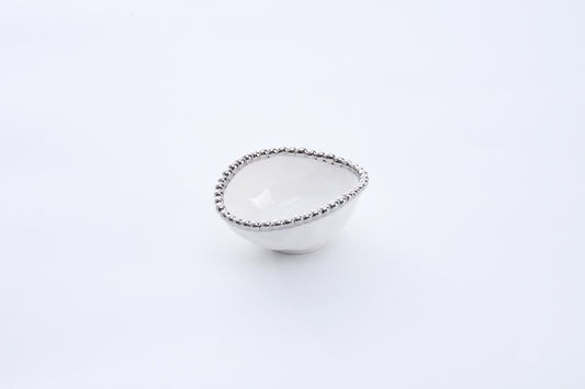 Oval Condiment Bowl silver