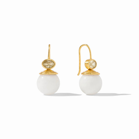 Portofino Demi Earring White Jade