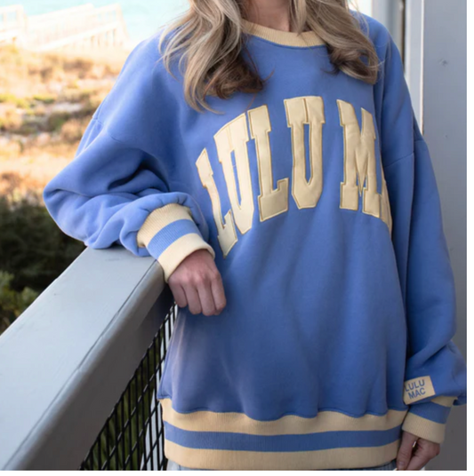 Lulu Mac Lavender  Social Society Sweatshirt