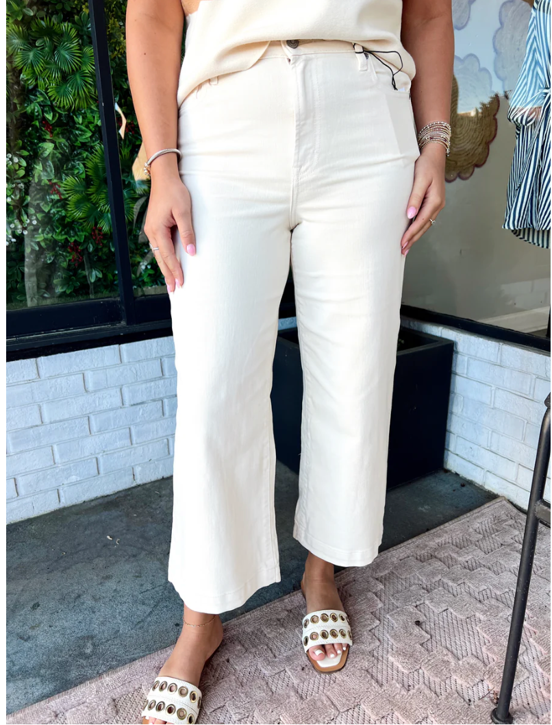 Nori High Rise Cropped Leg Jeans