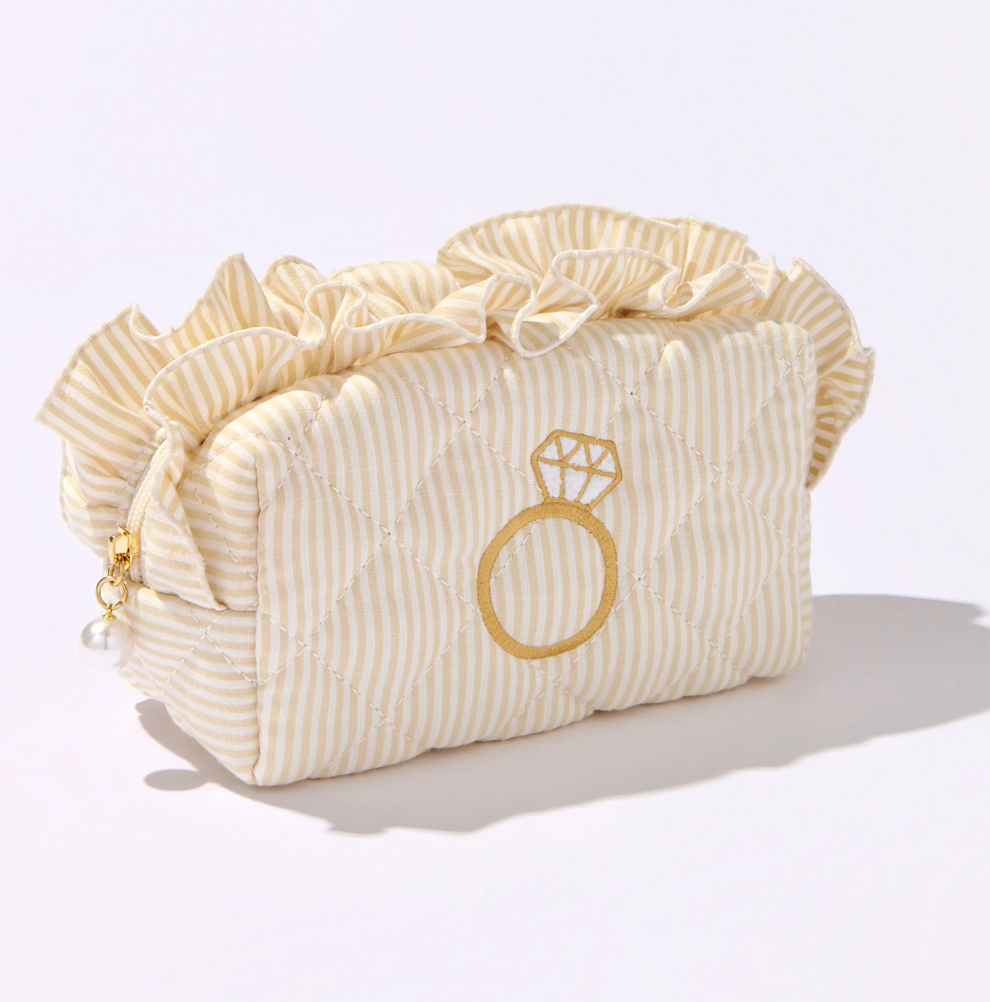 Ruffle Bling Small Pouch