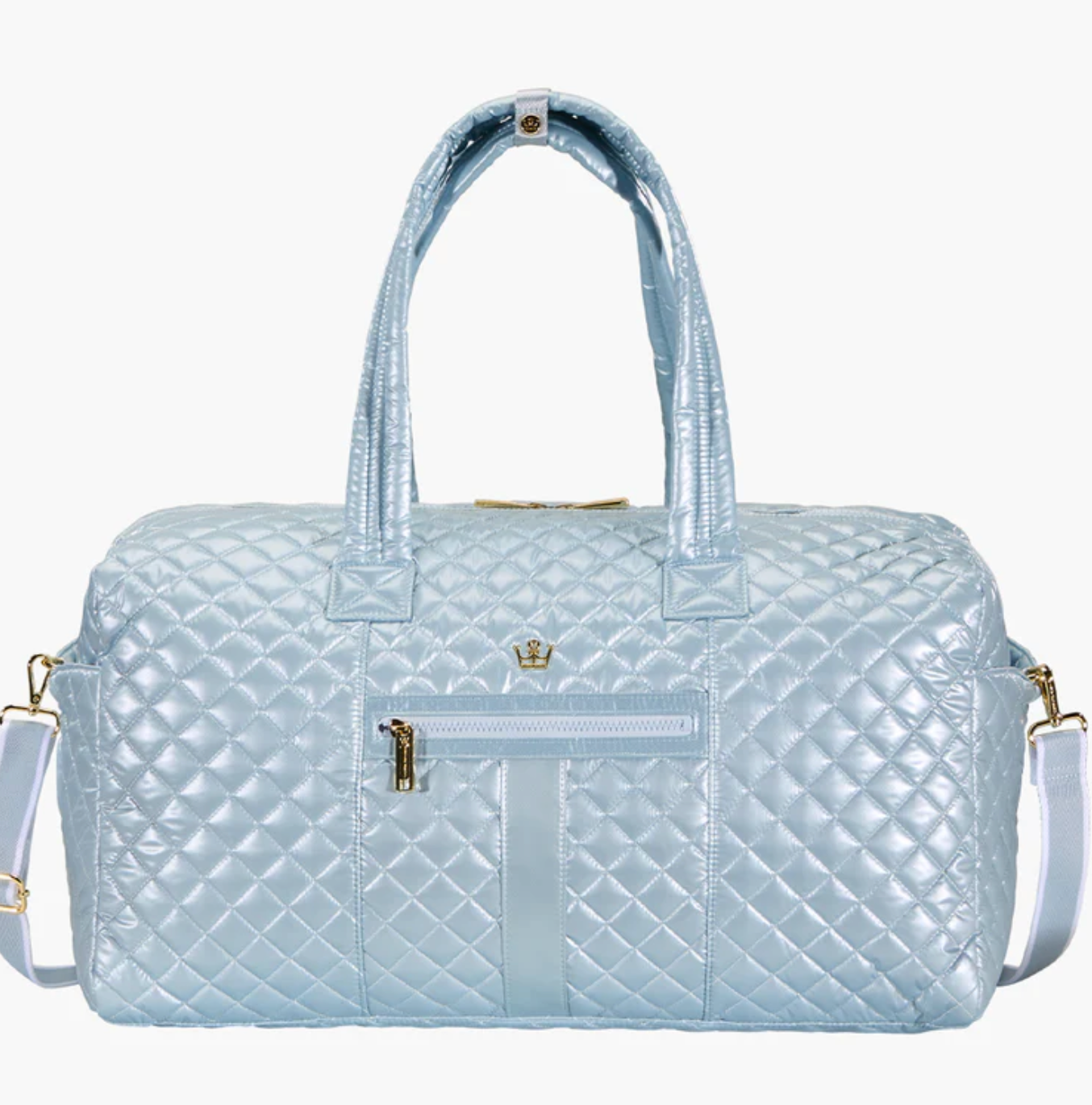 Oliver Thomas 24+7 Weekender Duffle Sky Blue Metallic