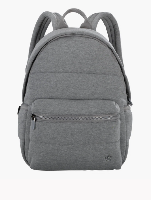 Cuddle Knit Laptop Backpack Grey Heather