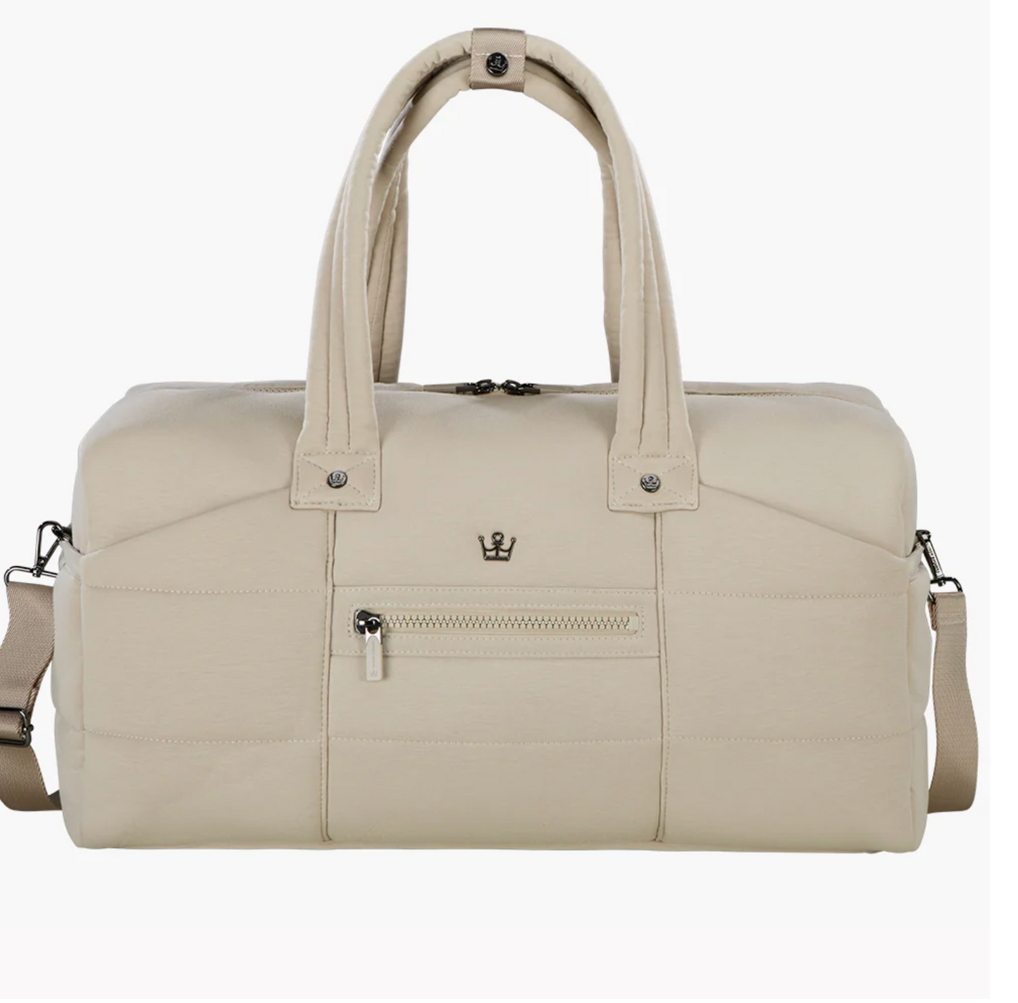Cuddle Knit Weekender Duffle Taupe Heather