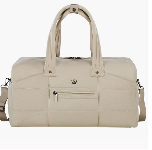 Cuddle Knit Weekender Duffle Taupe Heather