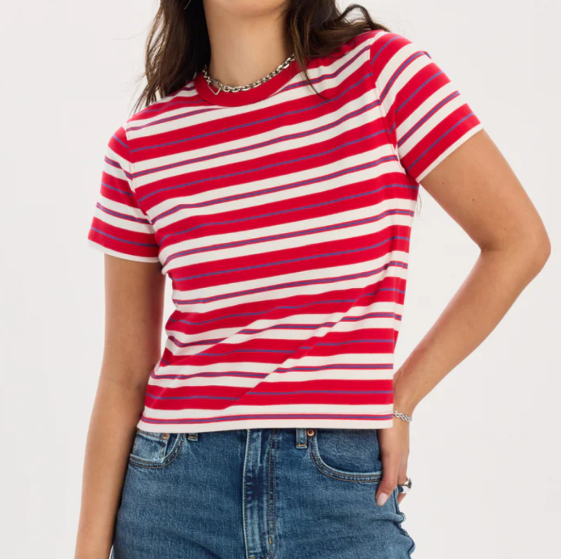 Scarlet Stripe Top