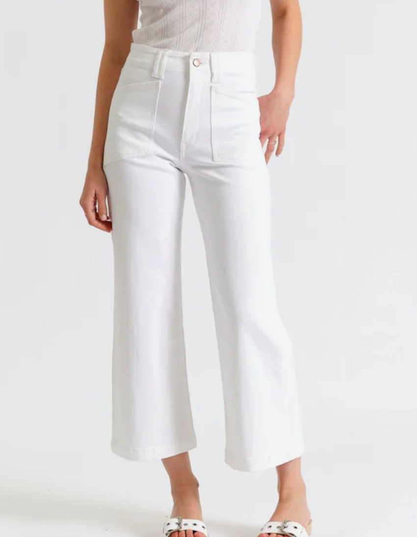Valley Girl Wide Leg in Lamb