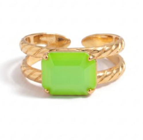 Octavia Adjustable Cocktail Ring - Sorrelli Jewelry