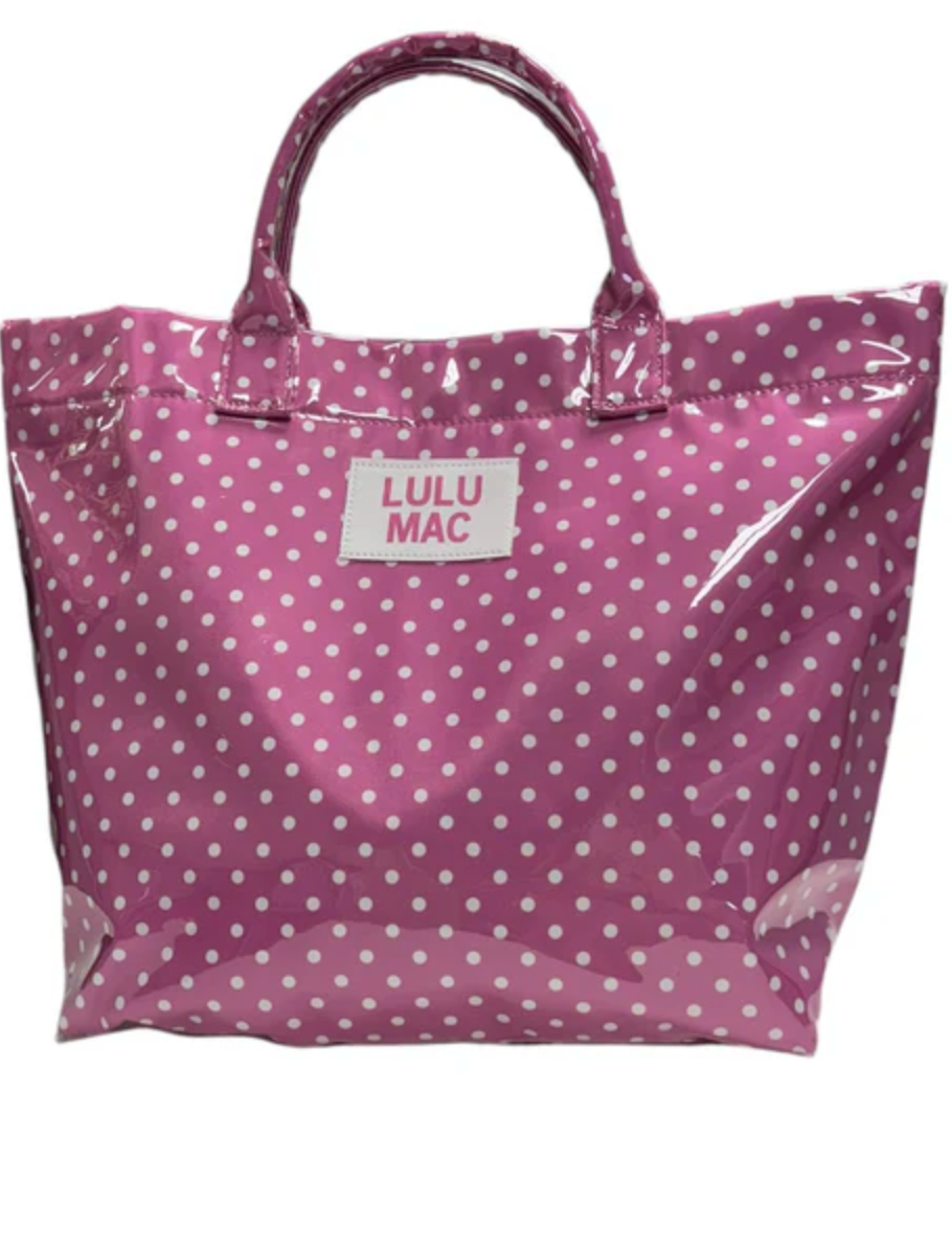 Lulu Mac Tote Bag Pink/White