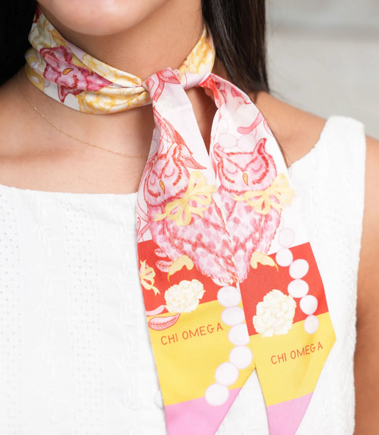 Chi Omega Heirloom Scarflette