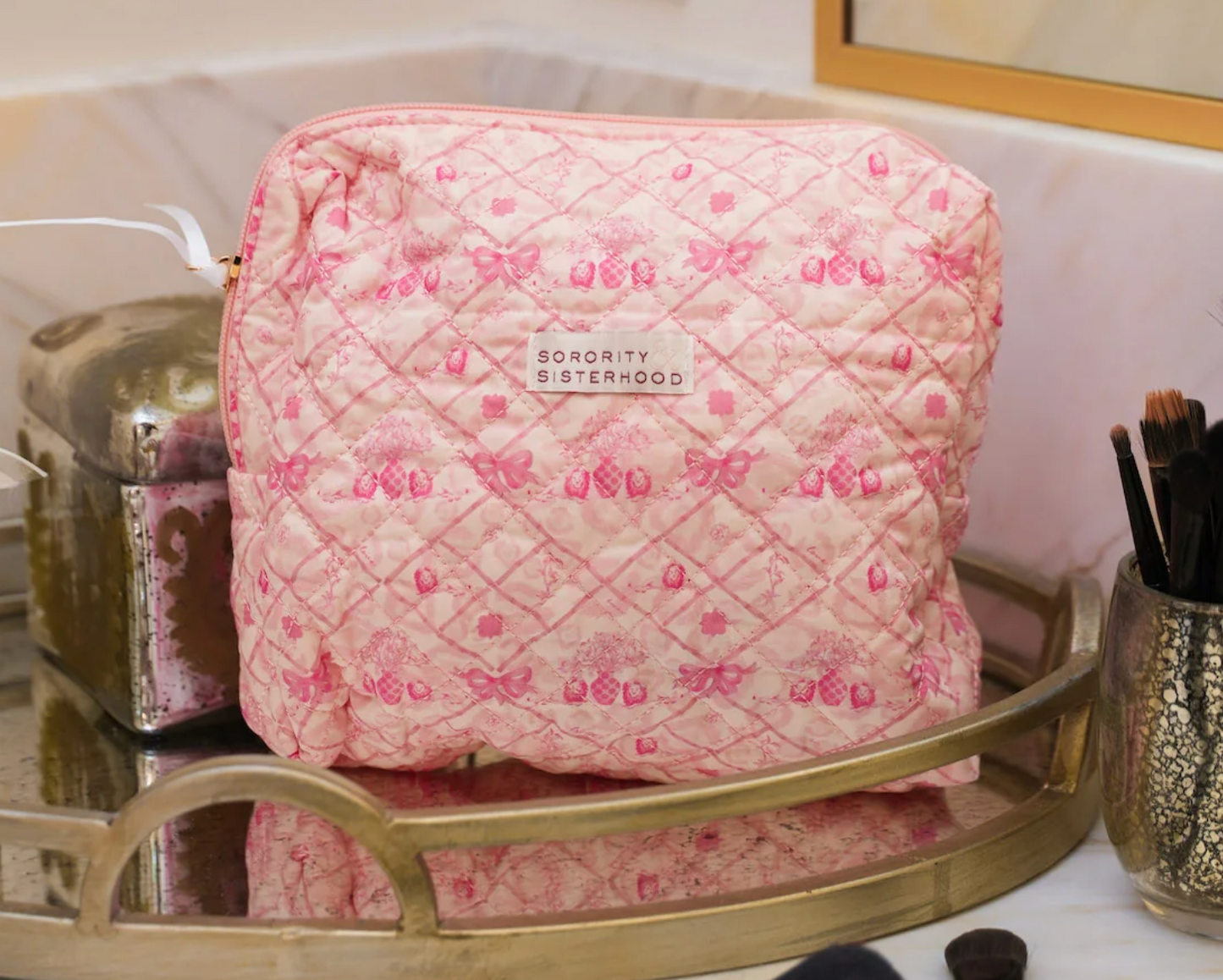 Phi Mu Toiletry Bag