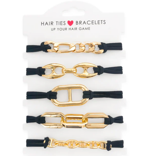 Hair Tie - 5pc Bracelet Set