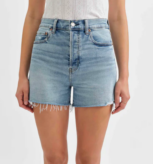 BOTTOM LINE HIGH RISE VINTAGE SHORT IN DANCE FLOOR