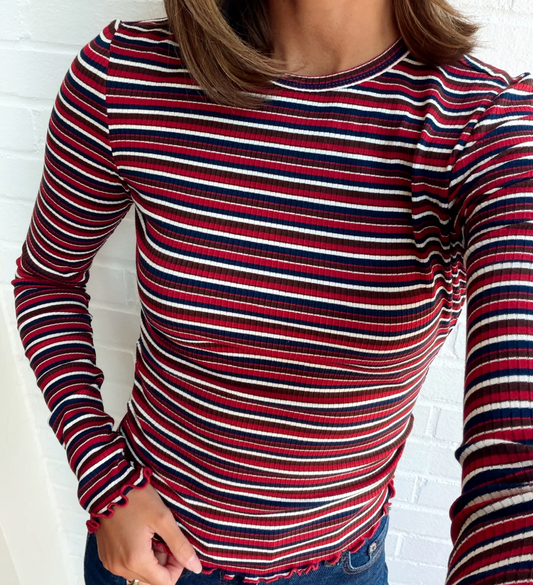 Moondrift Long Sleeve Rib Tee