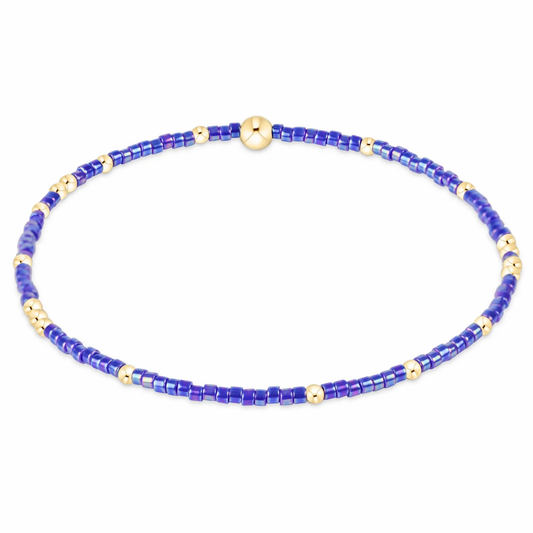 hope unwritten bracelet - blue metallic extends