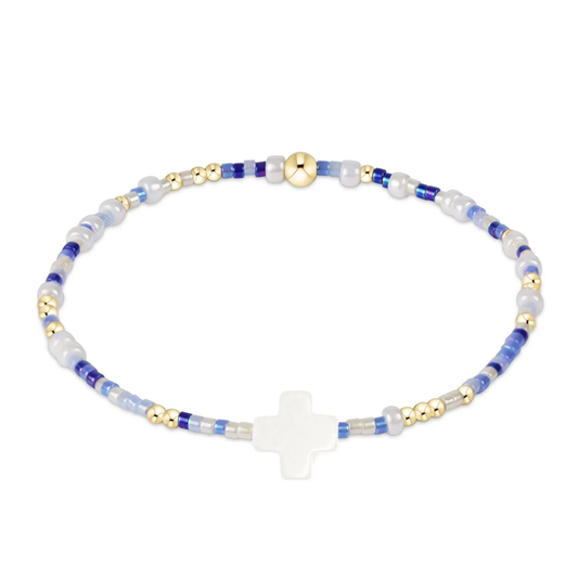 Signature Cross Hope Smurf Bracelet