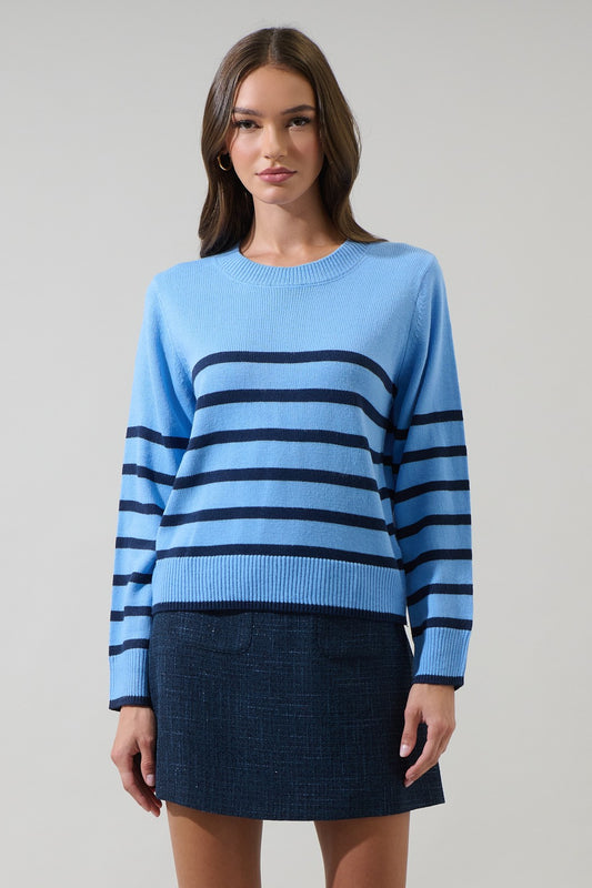 Blue Stripe Sweater