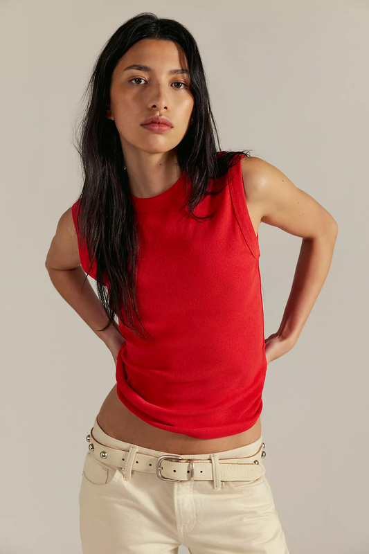 Free People Red Tank Top