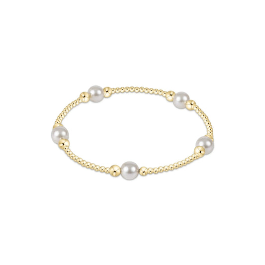 Classic Pearl Purpose Bracelet 6mm
